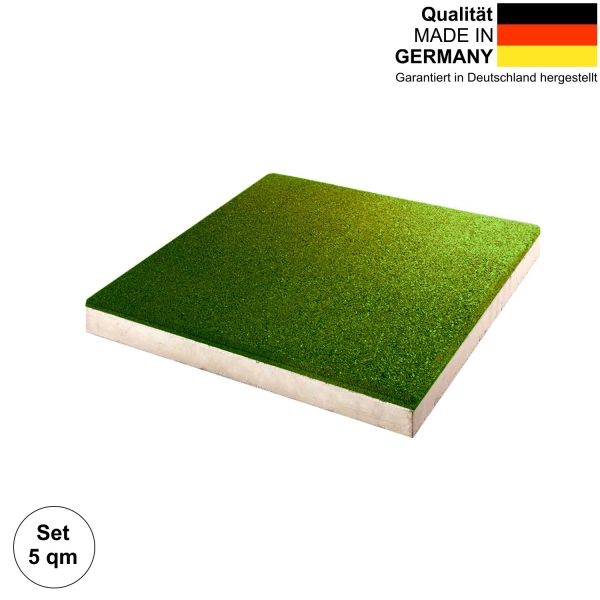 Gehwegplatten 50x50 cm grün | Set 20 Stück, 5 qm