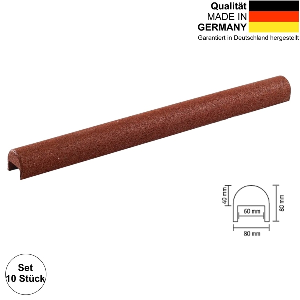 Bordsteinabdeckung-Gummi-rot-fuer-6-cm-breite-Betonrandsteine
