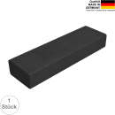 Blockstufe 1 Stück schwarz, Sandkasten, Einfassung, Umrandung aus Gummi