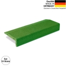 Fallschutz Sandkastenwinkel grün | Set mit 10 Stück