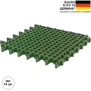 Fallschutzmatten-Rasengitter 100x100x4,5 cm grün | Set mit 10 Stück