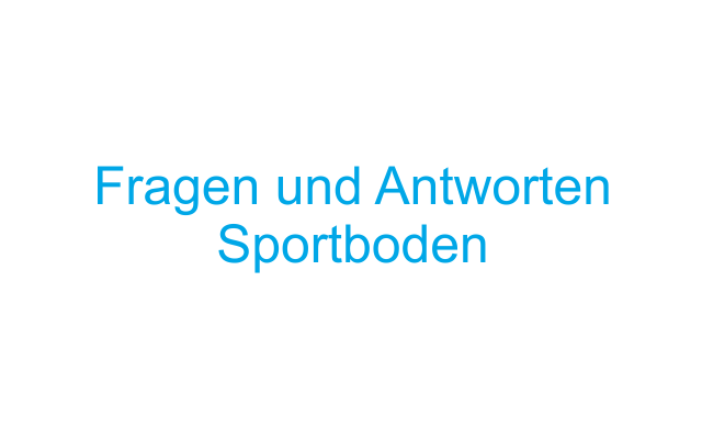 Questions and answers about sports flooring Questions and answers about sports flooring