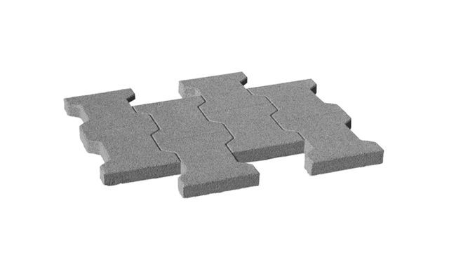 Terrace paving made from rubber granules Terrace paving made from rubber granules