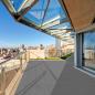 Preview: Metallic rubber balcony tiles on roof balcony