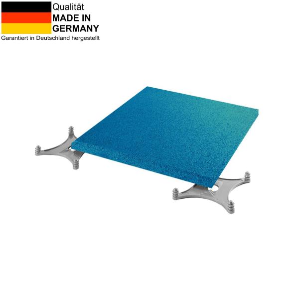 Balcony tiles-blue-40-x-40-x-3-cm-made-of-rubber-granulate