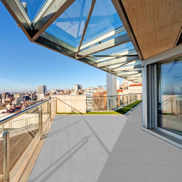 Rubber-balcony-tiles-gray-on-roof-balcony