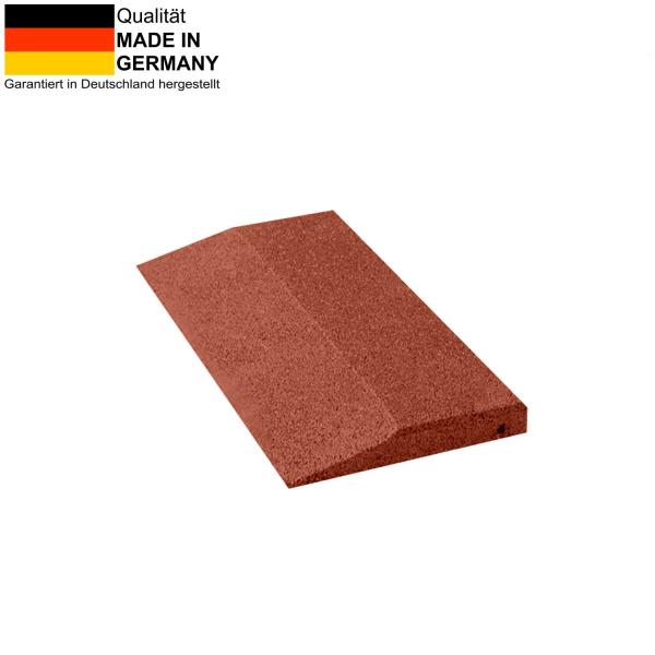 curb ramps made of rubber granulate in brick