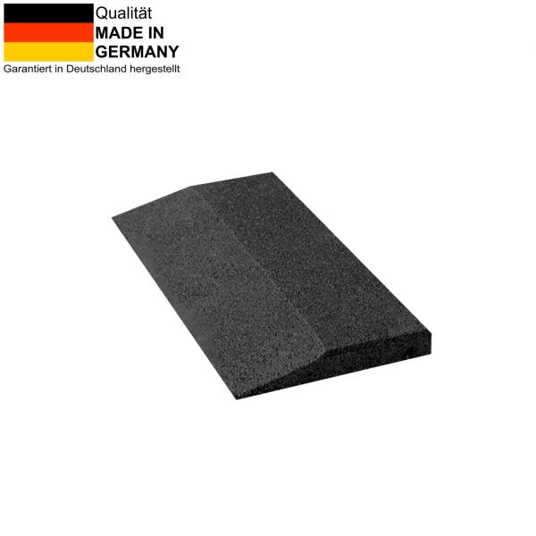 curb ramps made of rubber granulate in anthracite