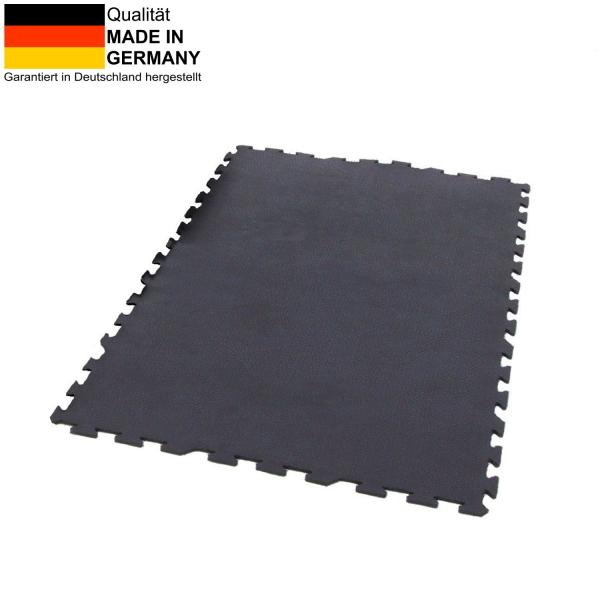 sports floor puzzle made of solid rubber 1500 x 900 x 10 mm black
